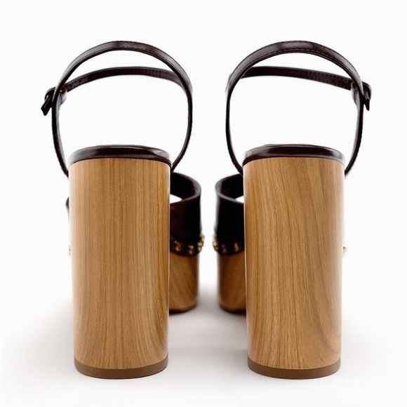 NWT Zara High Heel Platform Sandals | EU 39 - Picture 5 of 12